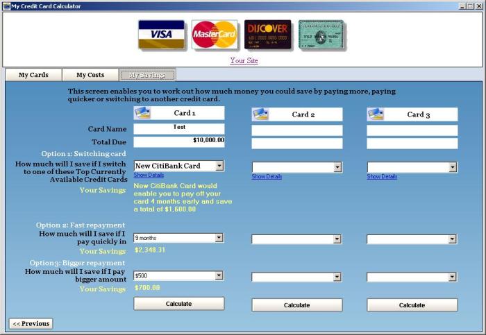 Credit card apply online